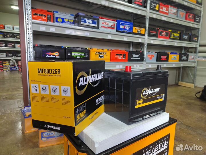 Аккумулятор Alphaline SMF 70 Ач прям 600 А