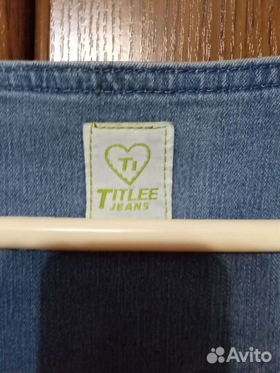 Джинсовая юбка миди 48 размер