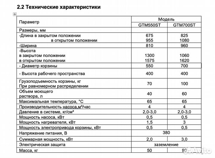 Автоматическая мойка деталей GTM700ST 700мм