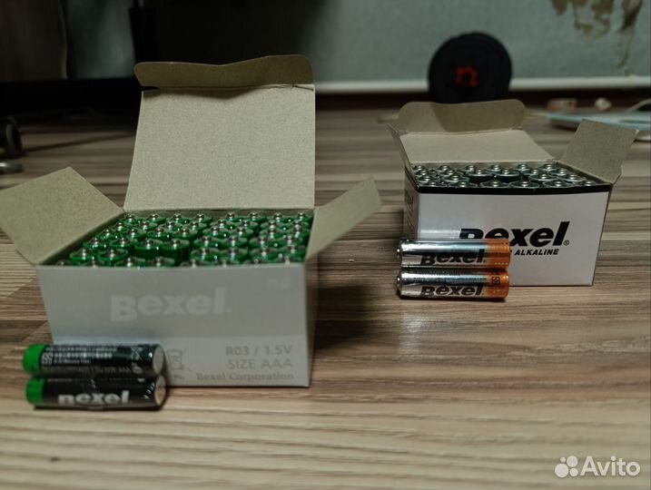 Батарейки пальчиковые и мизинчиковые