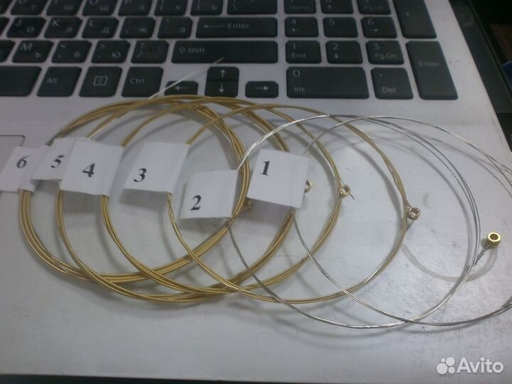 Комплект струн для 6-ти струнной деревянной гитары