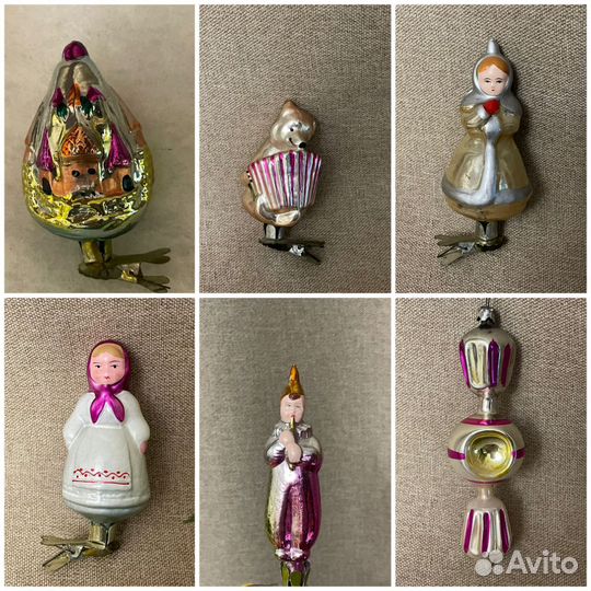 Елочные игрушки СССР