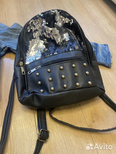 Джинсовая куртка 152см, сумки