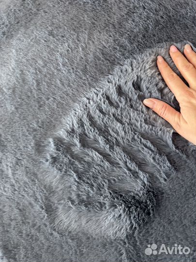 Ковер мягкий пушистый 110х180