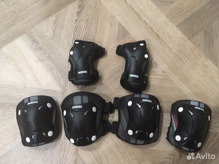 Роликовые коньки детские с защитой