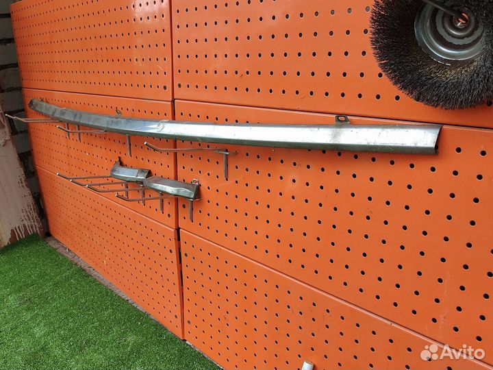 Хромированный молдинг на бампер Audi 80 B2