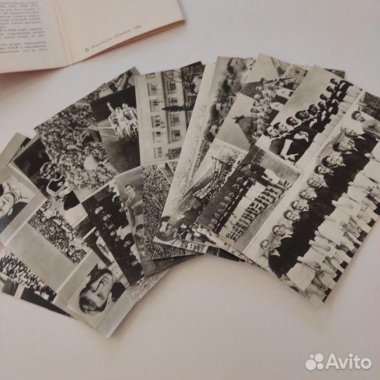 Спартак фотооткрытки 1986 г