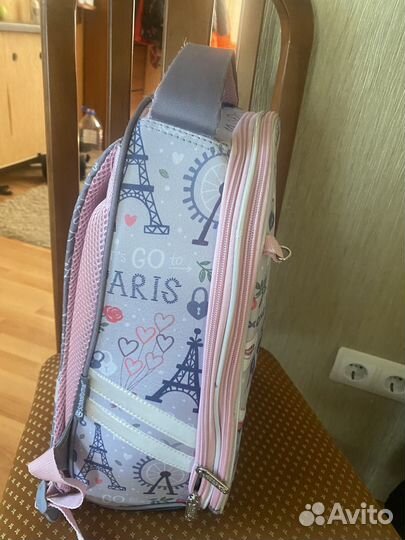 Рюкзак школьный для девочки с замком для ключей