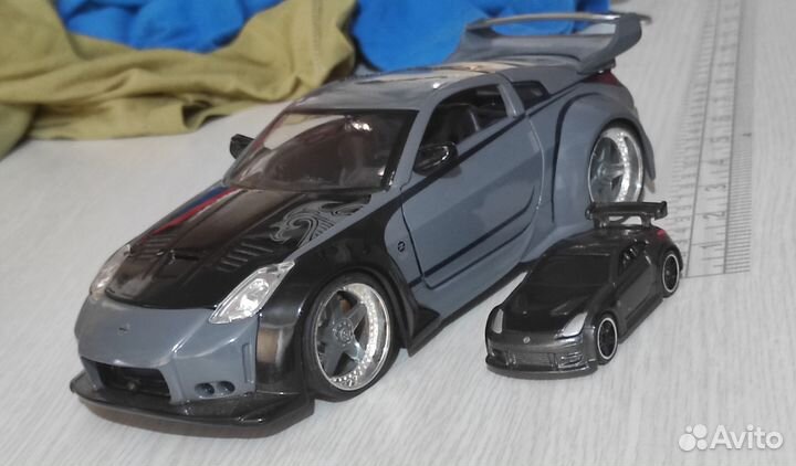 Nissan 350z Jada 1:24 (Дикей) форсаж (Fast furious