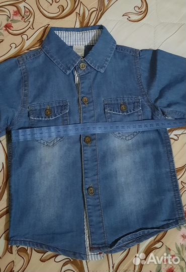 Джинсовая рубашка для мальчика