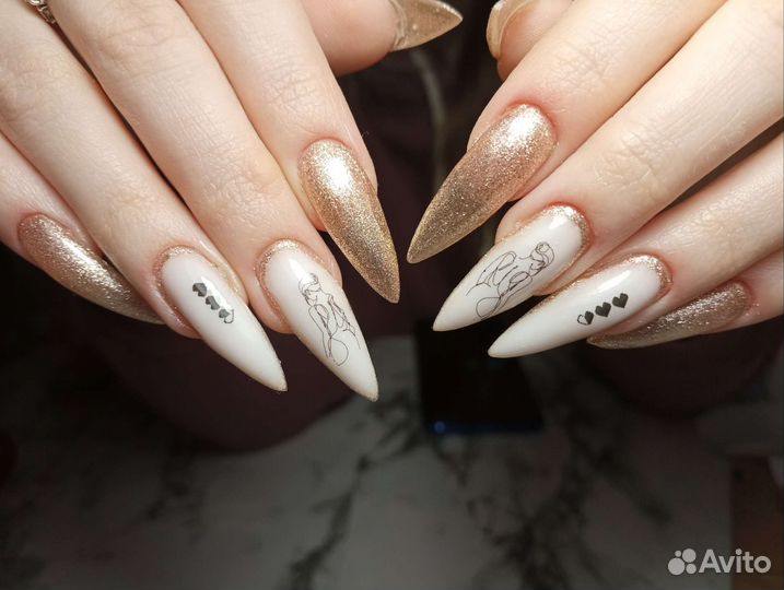 Наращивание ногтей на дому