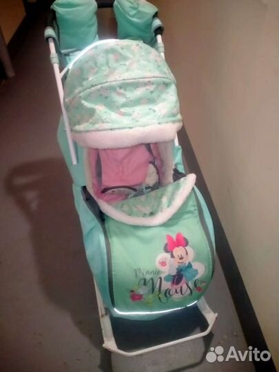 Коляска санки