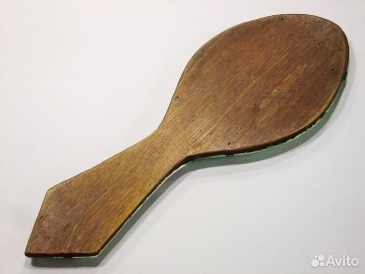 Зеркало ручное алмазная грань нач20в старинное