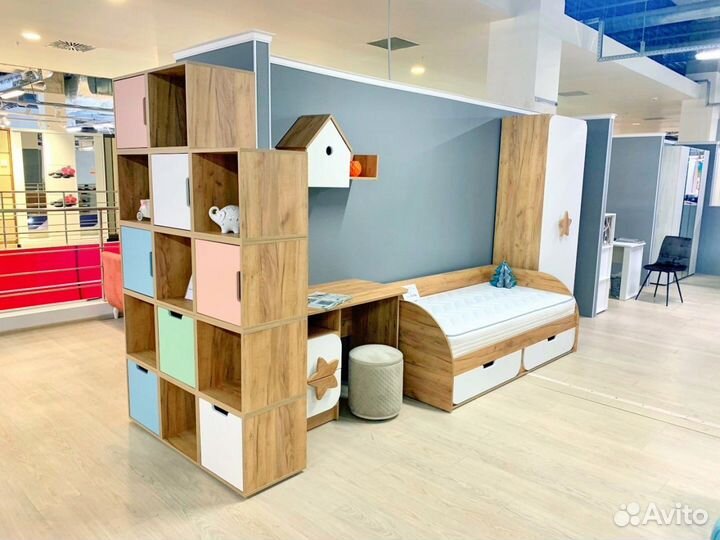 Детская кровать с Ящиками