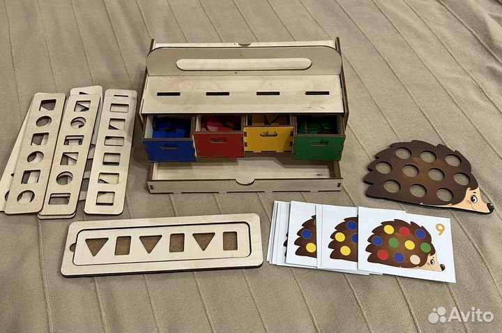 Досочки Сегена Сортер деревянные развивающие игры