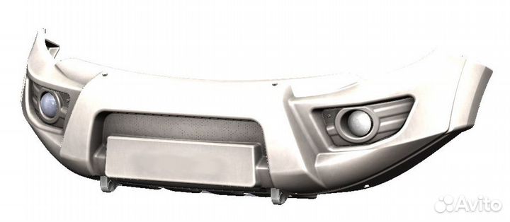 Бампер передний Mitsubishi L200 2015-11.2018 кроме