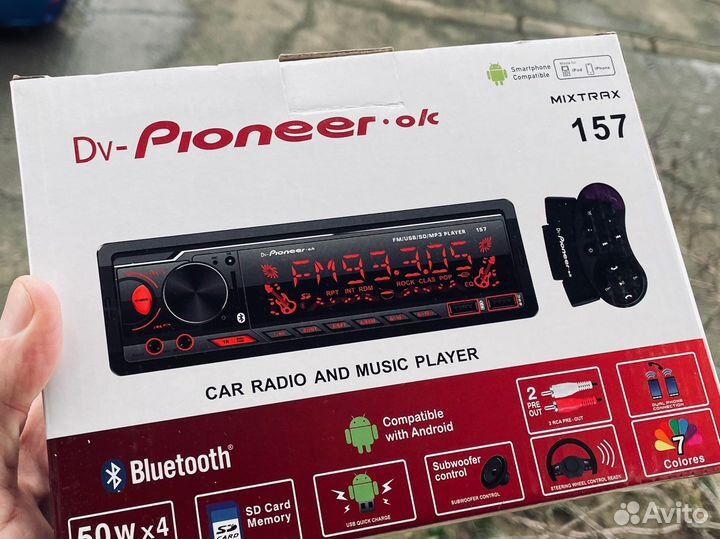 Автомагнитола Pioneer 157 (новая)