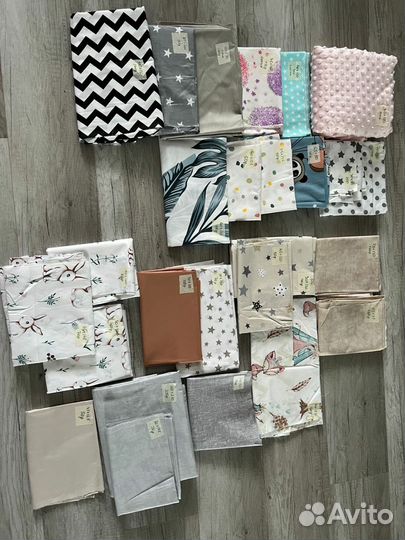 Ткань для печворка / обрезки ткани/ лоскутки ткани