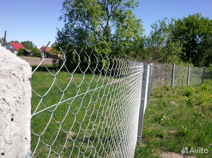 Забор из рабицы