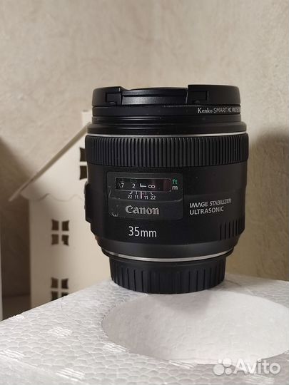 Объектив Canon EF 35mm f/2 IS USM Комплект