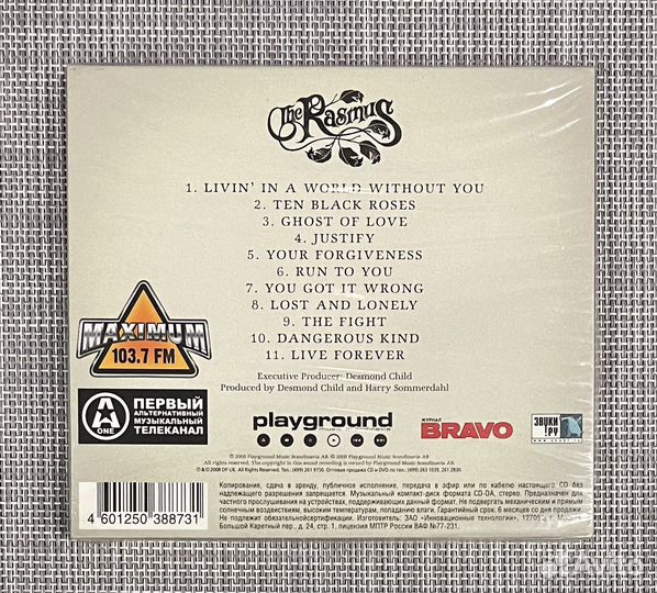 The Rasmus - Black Roses CD Rus Slipcase