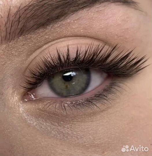 Наращивание, ламинирование ресниц и бровей