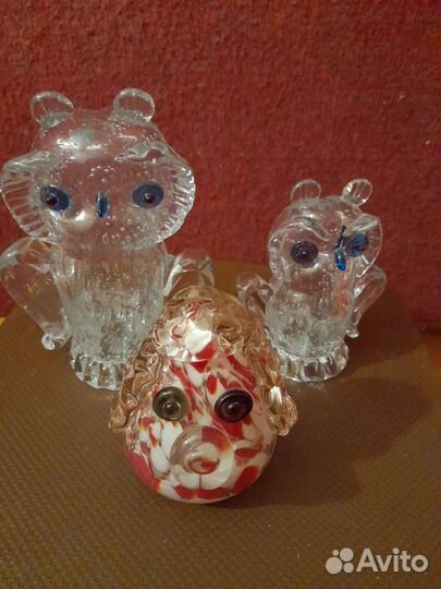 Совы и собачка пудель СССР