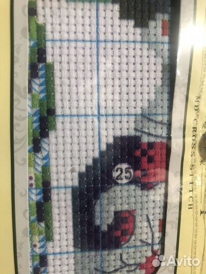 Большой набор для вышивки крестом Лотос