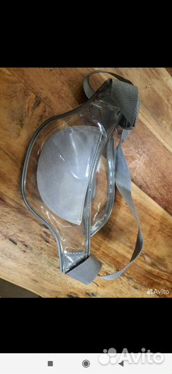 Сумка натуральная кожа поясная