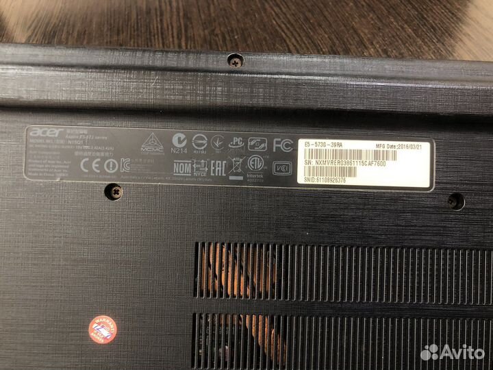 Acer aspire E5-573G-39RA