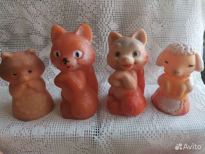 Резиновые игрушки СССР