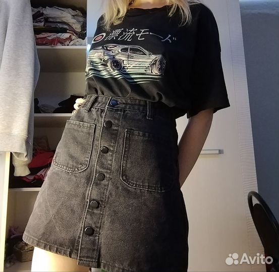 Юбка джинсовая