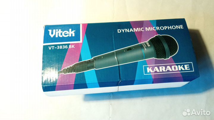 Микрофон Vitek VT-3836 BK (новый)