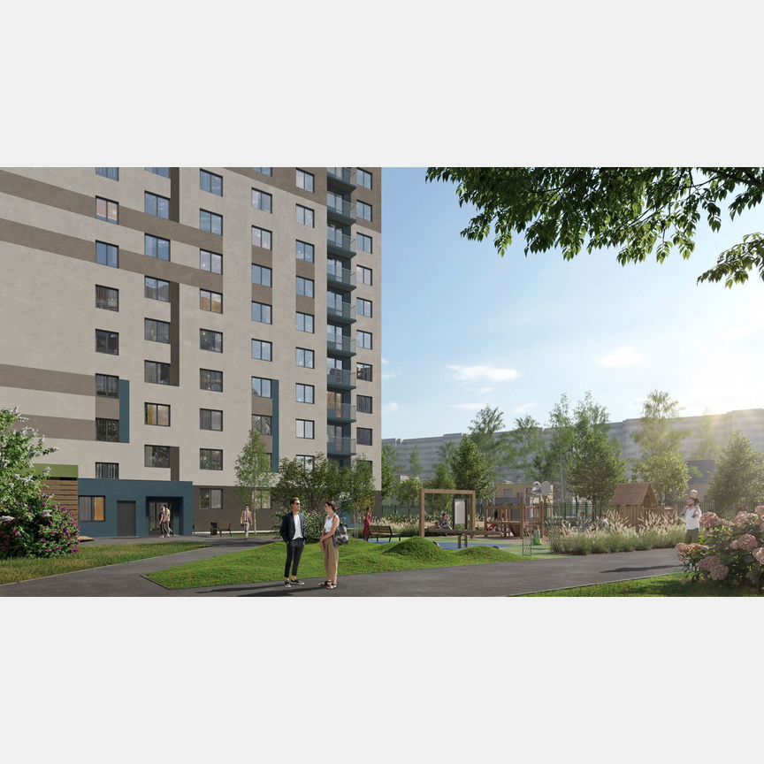 1-к. квартира, 32,1 м², 7/16 эт.