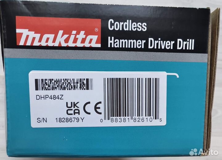 Makita DHP484Z LXT аккумуляторный ударный шурупове