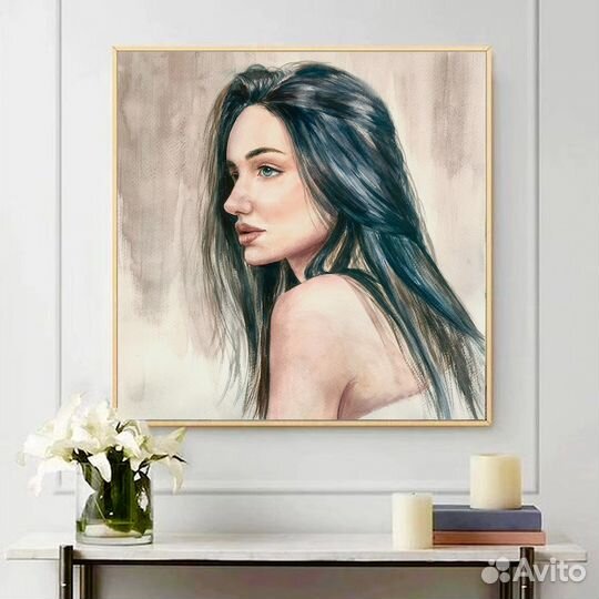 Портрет по фото на заказ, ручная работа