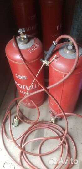 Полный баллон газа замена