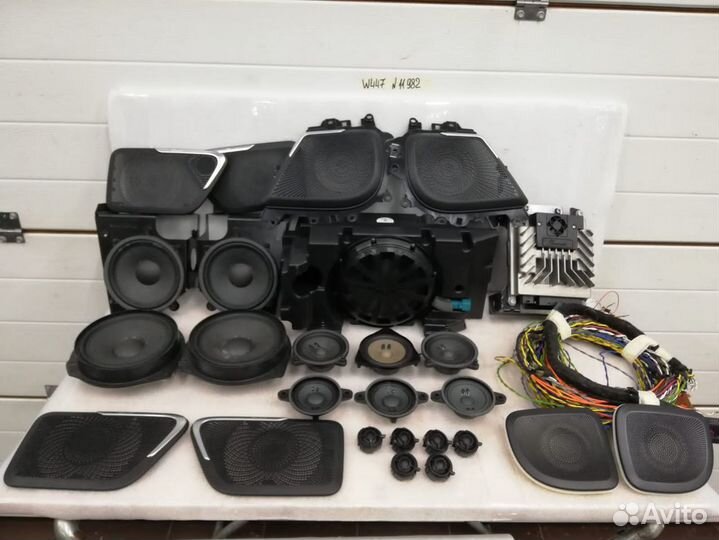 Mercedes Vito V w447 Burmester акустика музыка