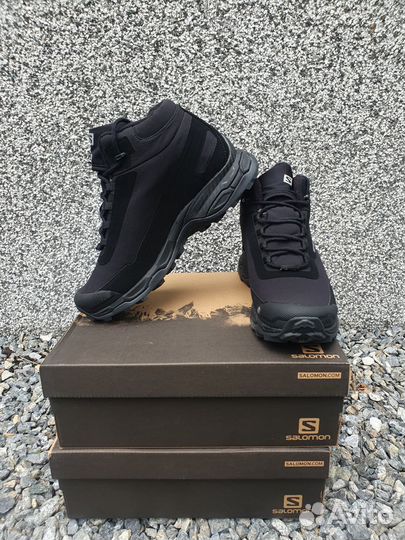 Новые Зимние Ботинки Salomon Shelter Black