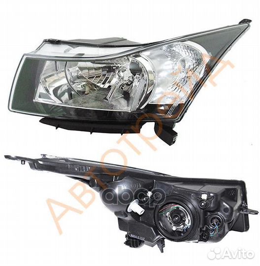Фара chevrolet cruze 09- LH с электрокорректоро
