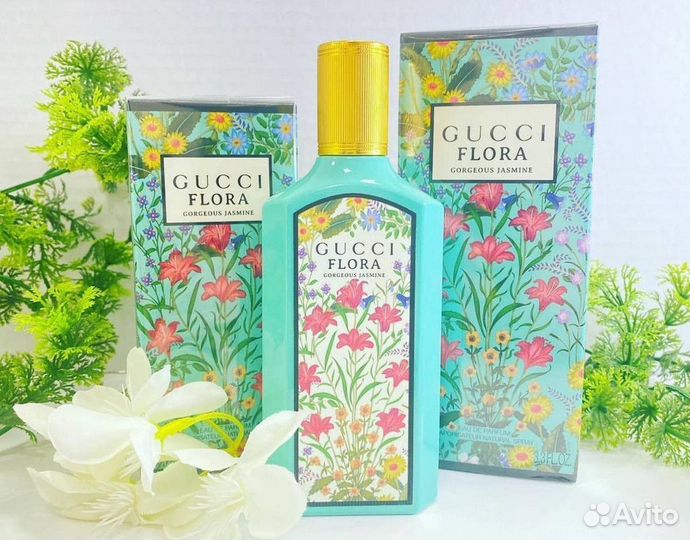 Gucci flora gorgeous jasmine 1+1