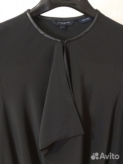 Новое чёрное шёлковое платье Tommy Hilfiger