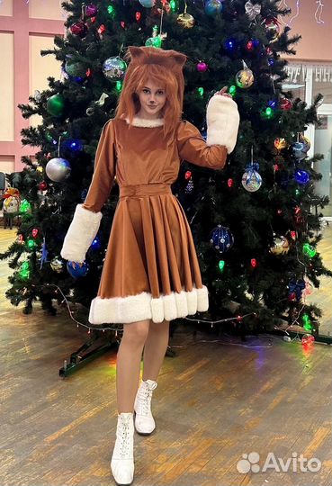 Карнавальный костюм Лисы на взрослого