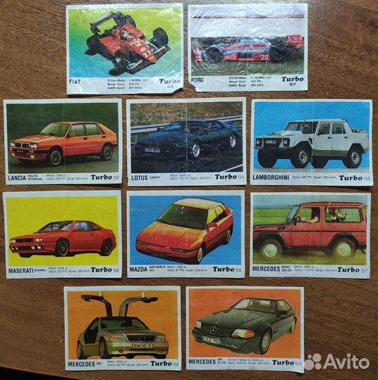 Turbo Вкладыши разных серий