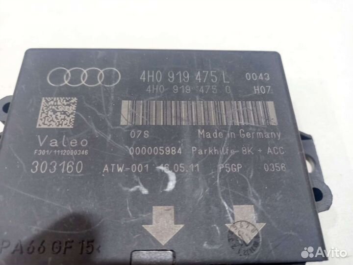 Блок парктроников D4 ауди а8 audi s8