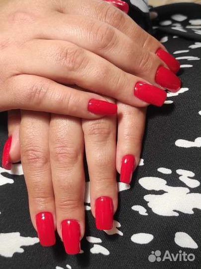 Маникюр с покрытием, педикюр