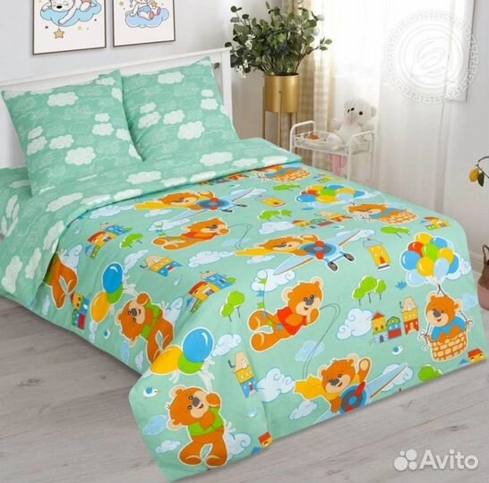 Детское постельное белье 1.5 новое