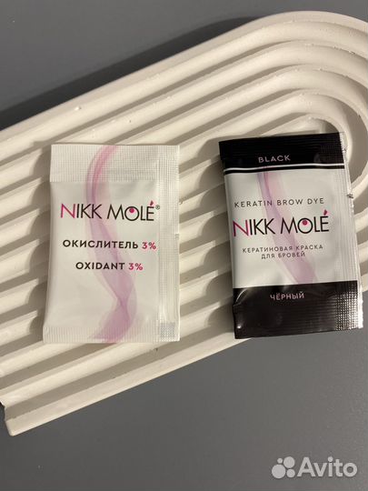 Кератиновая краска для бровей nikk mole