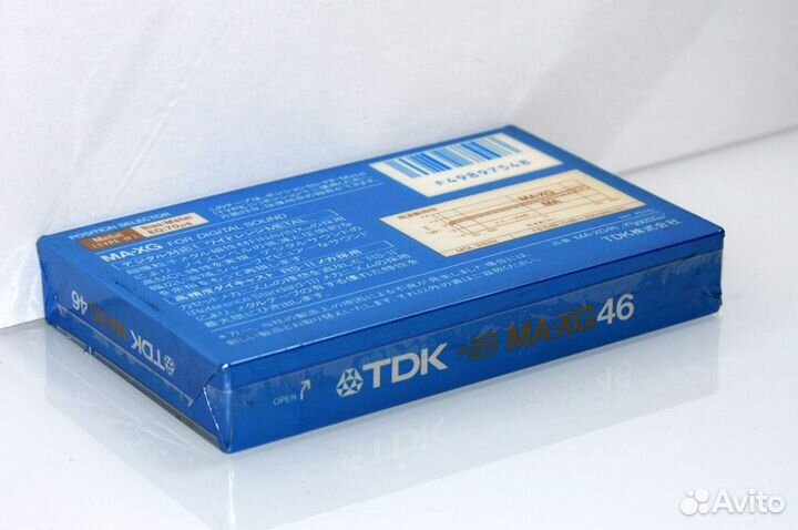 Аудиокассета TDK MA-XG 46 japan market (2877)
