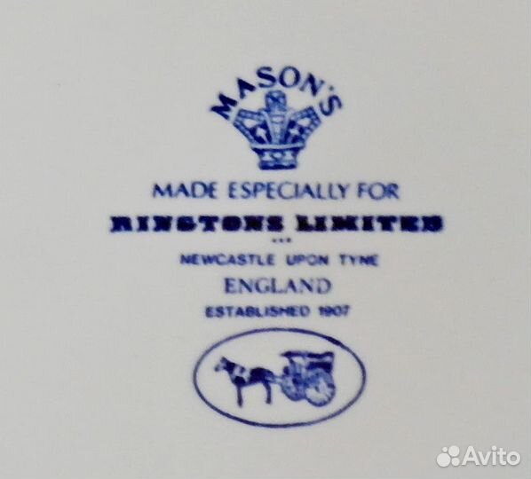 Три декоративные тарелки Mason's Ironstone